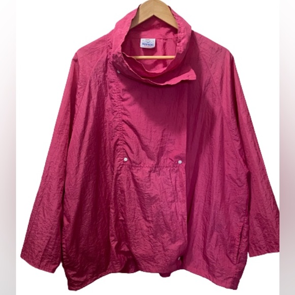 Retro Nylon Windbreaker, BARBIE Dreamhouse Pink - Picture 1 of 10